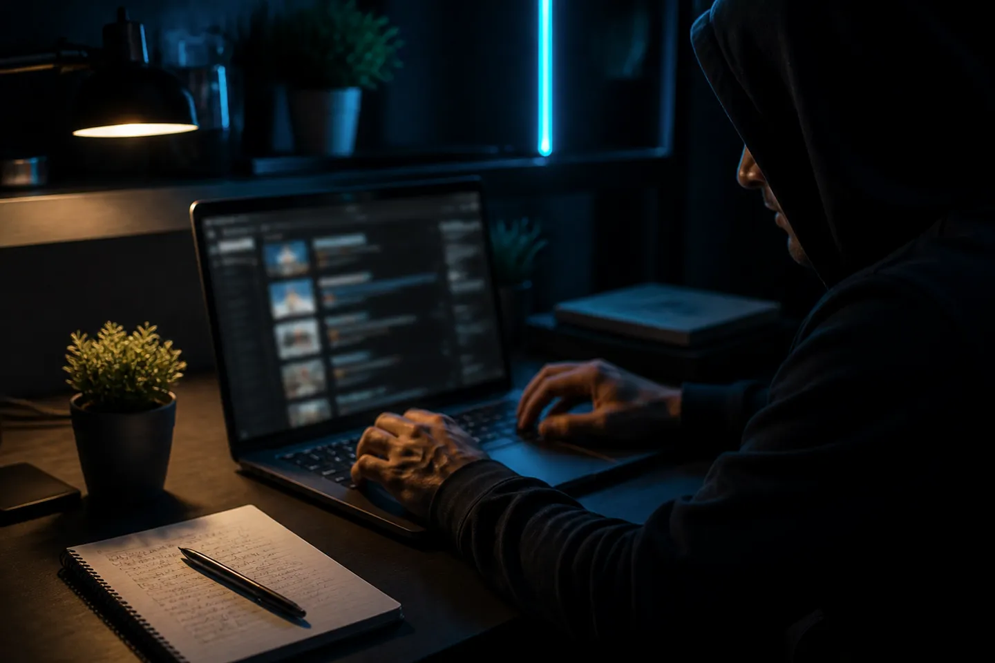 user comparing dark web vendor reviews